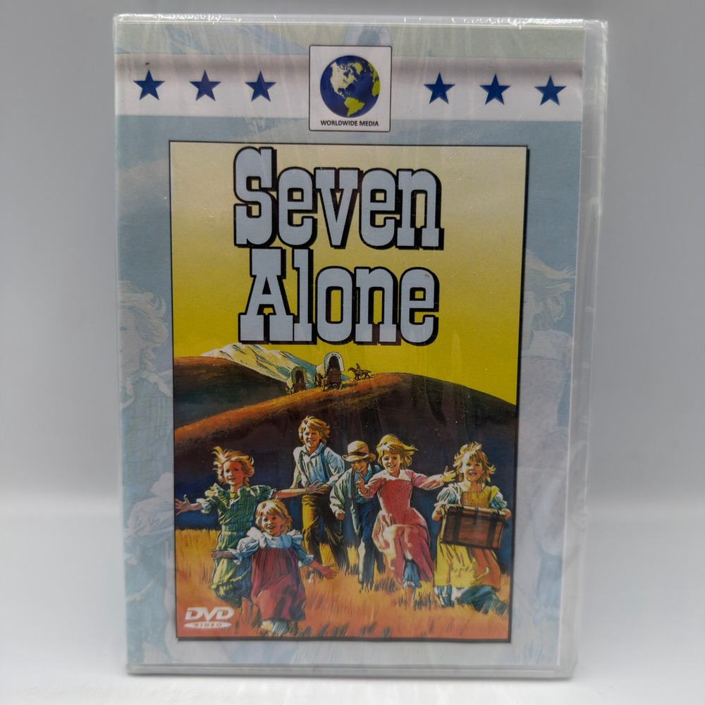 Seven Alone DVD 2009 Pioneer Family True Story Movie Worldwide Media Rated G NEW